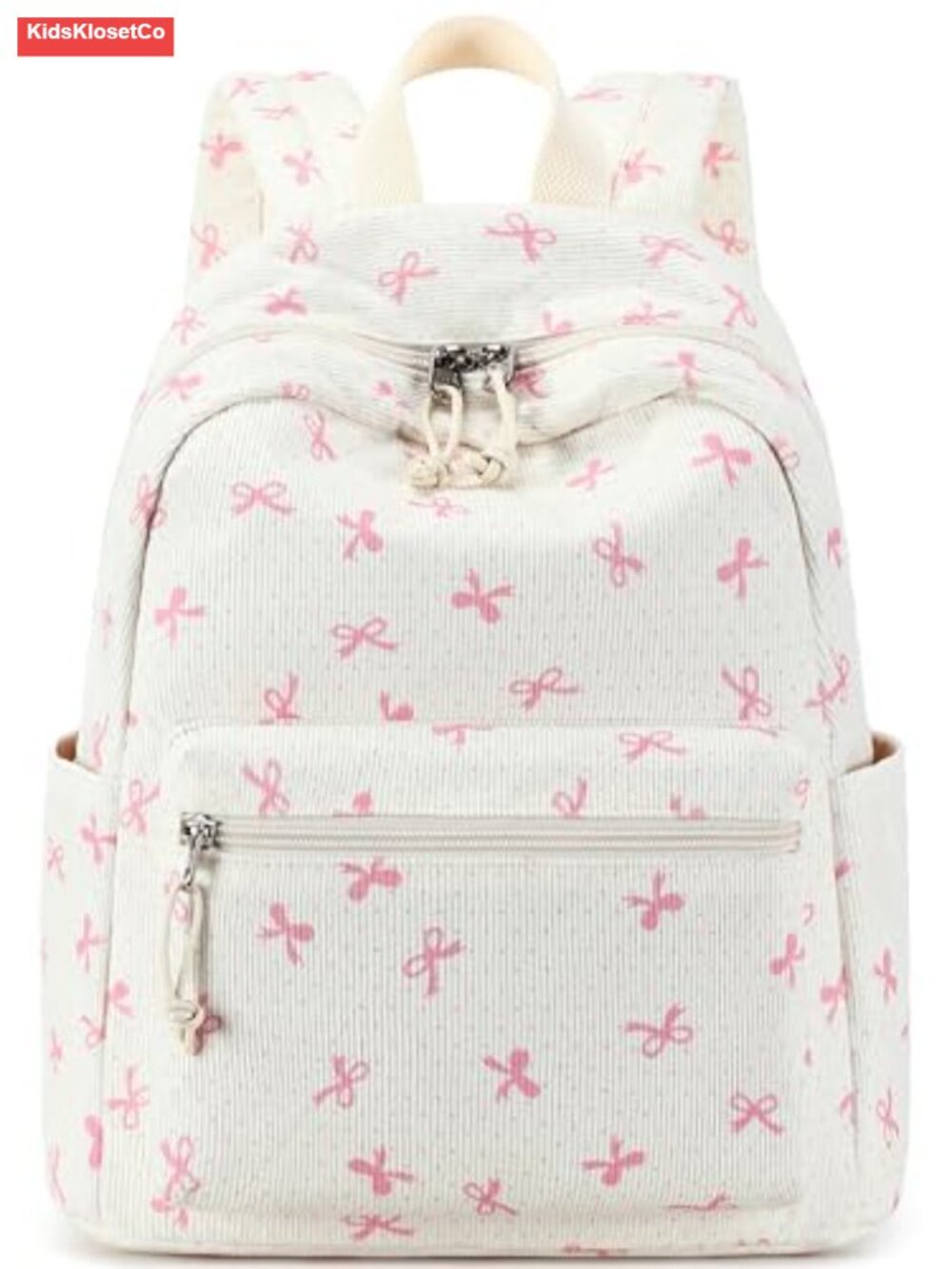 Corduroy Mini Backpack Purse Small 12 inch Adjustable Strap